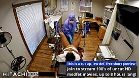 freshman melany lopez moans thru mandatory hitachi orgasm from tampa doctor in latex