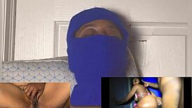 Ebony's Dripping Squirt Hits with Eye-Rolling Orgasm Peak