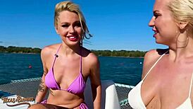 Greta Foss and Texass deepthroat huge cock together