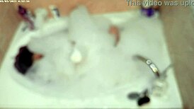 Solo Asian Boy Naked Bubble Bathing Barefoot In Bathroom Tub Fetish Feet Closeup Dripping Wet
