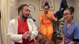 Mia Sanchez Endures Tampa University Entrance Physical With Anal Fingering