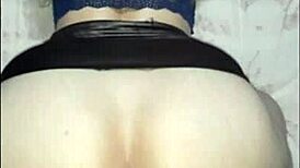 she sucks me raw then i demolish her tight colombian pawg asshole doggystyle pov in leather skirt