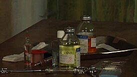 blonde slave kisses and gropes her bound dom mistress