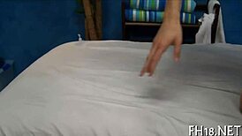 recent erotic massage explodes into wild pussy pounding sex