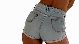 damn fit tight model ass bouncing so sexy 🍑😍