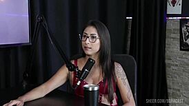 WOW check luciana picchi's wild casting compilations with bruna carlos and matheus caetano part 3 sheer red fetish!