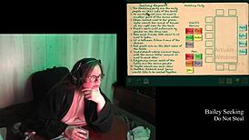 damn those big natural tits on the fat brunette bouncing naked through castle malloy part 2