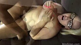 HORNY BBW WIFE RIDES STRANGER DEEPTHROAT GAGS SQUIRTS EVERYWHERE!