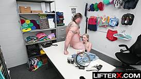 burglar jack vegas rips lily larimar's clothes and punishes her in the garage