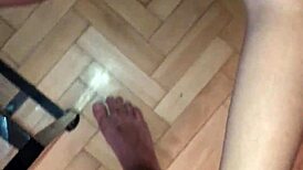 Safada Casada's Gaped Pussy for Corno After Lover Fuck