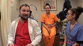 Mia Sanchez Endures Tampa University Entrance Physical With Anal Fingering