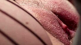 ultra closeup as mary takes vlad's cum deep in shaved pussy