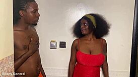 Ebony Housewife Lures Neighbor for Intense Pussy Pounding