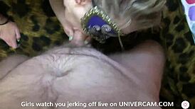 Baltimore Redhead Amber Swallows December Cum Drench After Striptease Blowjob