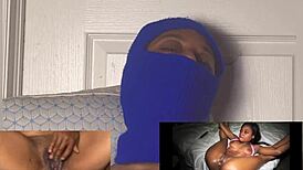 Ebony's Dripping Squirt Hits with Eye-Rolling Orgasm Peak