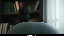 Ryan Keely's husband watches her strap-on fuck daring ebony sluts!