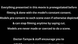 freshman melany lopez moans thru mandatory hitachi orgasm from tampa doctor in latex