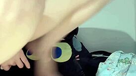 wearing see-through lingerie this plump asian bombshell masturbates to a shaking orgasm