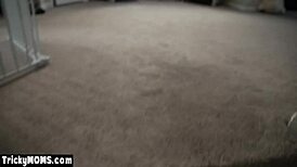 desperate olive glass milf stepmom masturbates fingering trimmed pussy for taboo seed