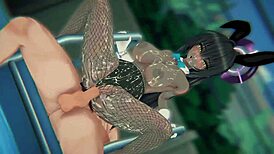 3d hentai karin's defeat: bound choco maid endures pov dp sandwich bukkake creampie gangbang!