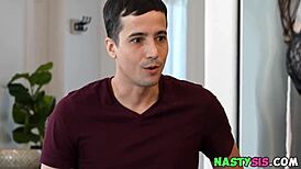 nasty stepsisters share sweet pie threesome