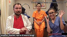 Mia Sanchez Endures Tampa University Entrance Physical With Anal Fingering