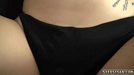 Petite Teen Wanks Hard Next to Old Stepbro Taboo Style