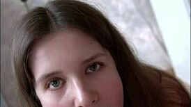 WOW, Teen Brunette Babe Sucks Cock POV So Good, Swallows Every Cum Drop After Sloppy Finish!