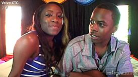 Simply Chocolate Couple Introduces Natural Tits in Dirty Talk Interview