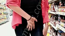 shopping heats up my boyfriend with see through leggings panties in store