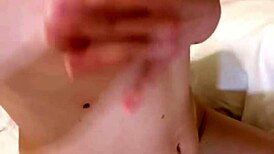 Russian Brunette Dirty Talks Fantasies While Fingering Pussy Ass Small Tits!