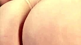 Bea York's thick curvy ass bounces wildly on dildo in lingerie riding compilation