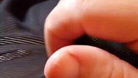 GRETALA FLASHES Her SEXY TRIMMED PUSSY In Hot Mature Tease