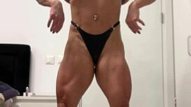 worship these flexed muscles on my flexible bodybuilder frame