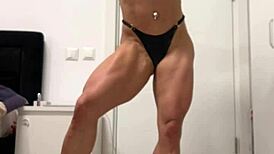 worship these flexed muscles on my flexible bodybuilder frame