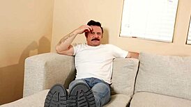 my sex ther'pist uh wants me poundin her deepthroat n ass rough with my huge cock!!