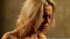 Lesbian Slave Bent Over Fingers Dripping Pussy to Orgasm Watching Mistress Dominate