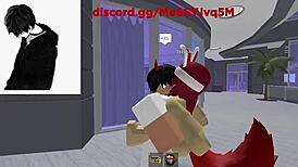 i'm fuckin this roblox christmas bunny so hard n her big ass bouncin wild!!