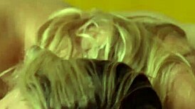 Beautiful French blonde neighbors on Swame bus Tenerife bend over for double doggystyle facial cumshots in homemade threesome