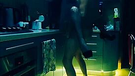 Beautiful Slender Wife In Erotic Bodysuit Rough Fucked Kitchen All Positions