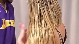 Blonde Milf's Big Pussy Takes Brutal BBC Anal Creampie Ride