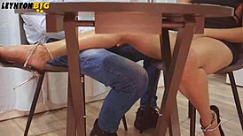 Petite Latina coworker screams as I pound her tight ass outdoors while hubby watches shocked.