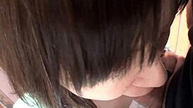 shaved asian milf mom bent over doggystyle gaping anal fuck