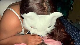 mi amiga's girlfriend sucks my dick so good before i fuck her big ass deep