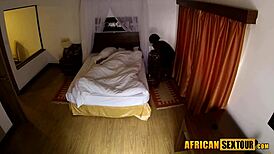 Horny Black Teen 18+ Delivers Perfect POV Blowjob Before Ass Pounding