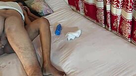 desi mst sumona's black pussy creams white cock in screaming creampie