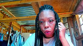 sexy ebony goddess panty fetish shakes big soft booty