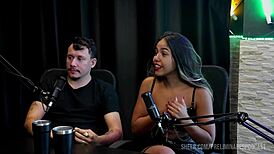 damn those kaliente couple prelims podcast moments with bia hot part 2 sheer red