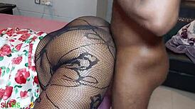 bbw wife cheats hard on massive black cock doggy pounding her wet folds