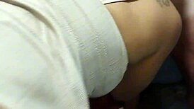 lense offers her wet pussy to hung stud in swing party bathroom and gulps every drop of cum